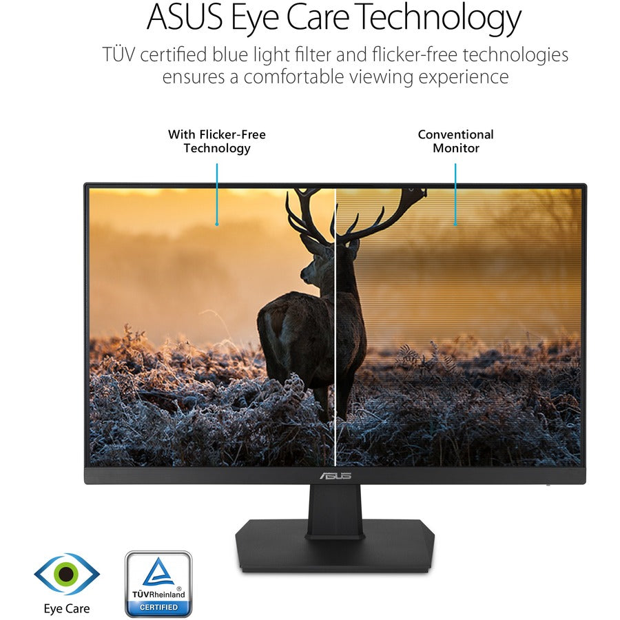 Asus VA24EHE 24" Class Full HD Gaming LCD Monitor - 16:9 - Black VA24EHE