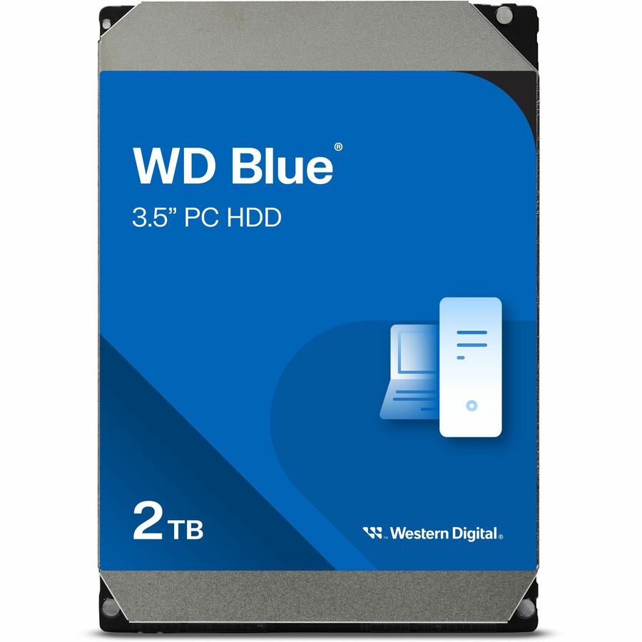 Western Digital Blue WD20EZBX 2 TB Hard Drive - 3.5" Internal - SATA (SATA/600) WD20EZBX