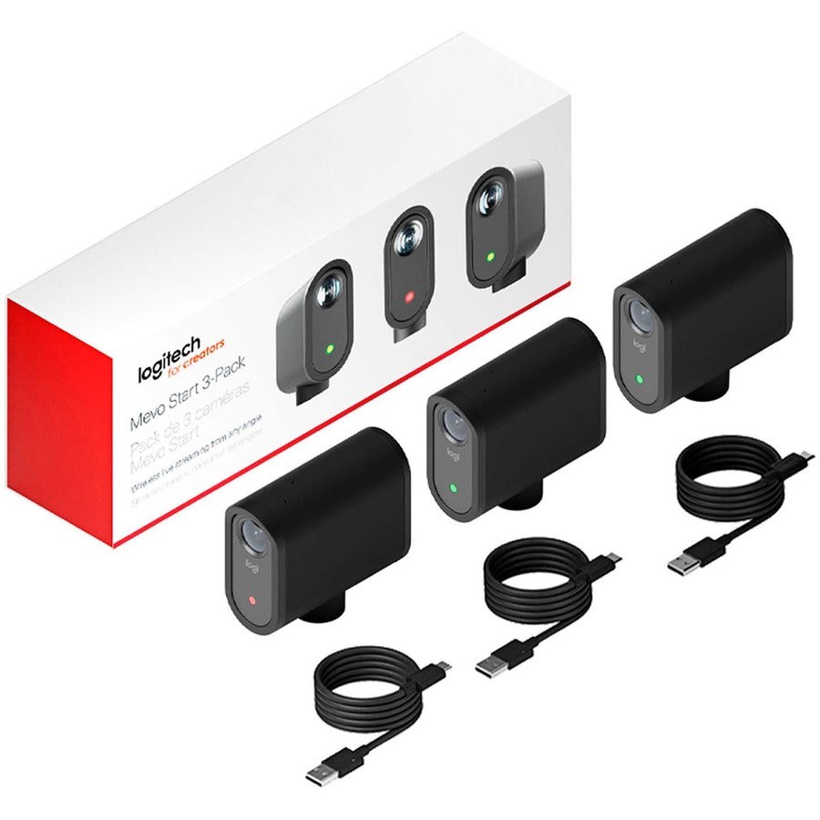 Mevo Start Webcam - 12 Megapixel - Black - USB Type C - 1 Pack(s) 961-000498