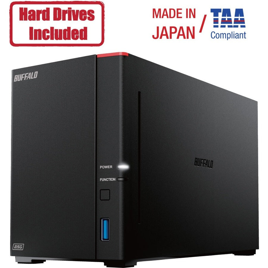 Buffalo LinkStation SoHo 720DB 4TB Hard Drives Included (2 x 2TB, 2 Bay) LS720D0402B