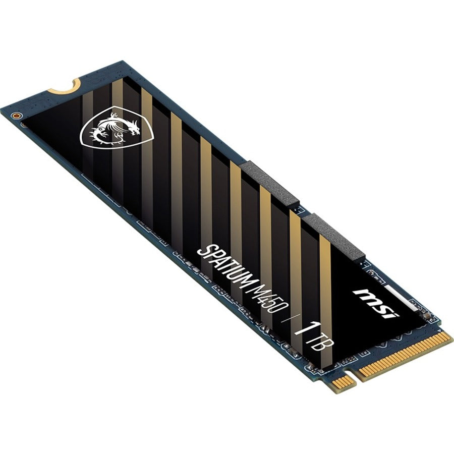 MSI SPATIUM M450 1 TB Solid State Drive - M.2 2280 Internal - PCI Express NVMe (PCI Express NVMe 4.0 x4) SM450N1TB