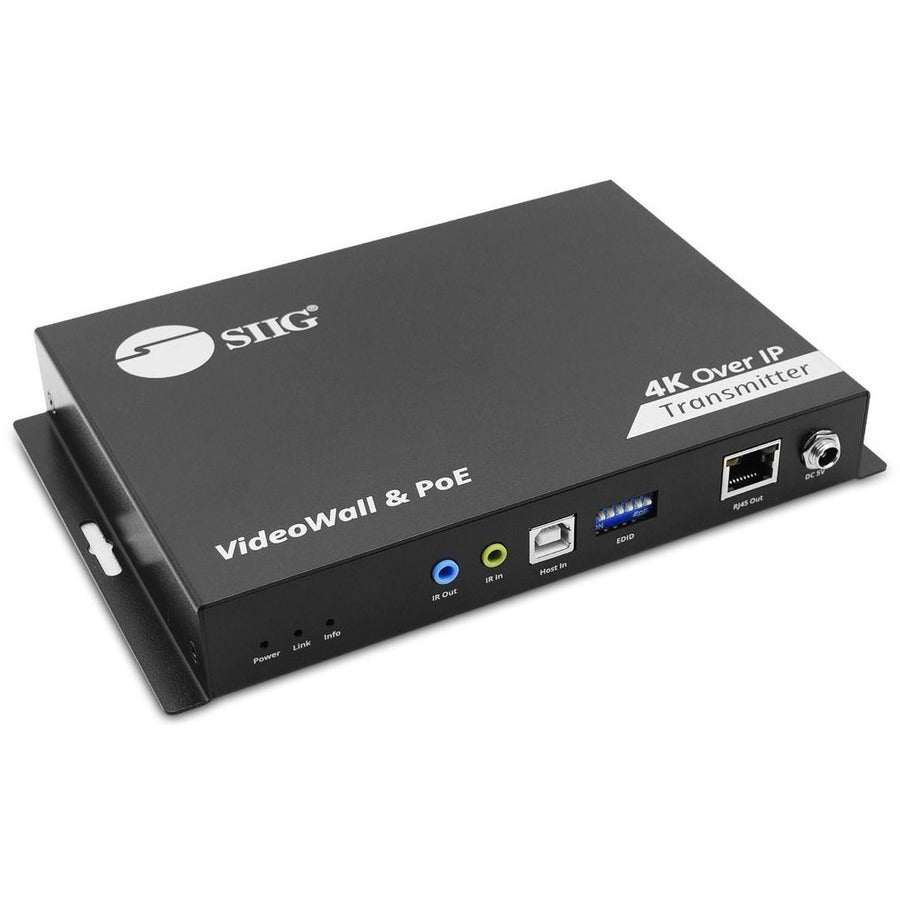 SIIG 4K 60Hz 18Gbps HDMI over IP Matrix - Encoder (TX) 394ft TAA Compliant CE-H27F11-S1