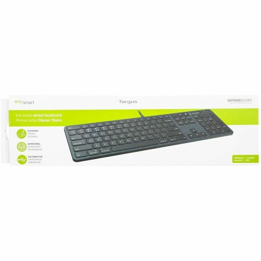 Targus Full-Size Wired EcoSmart Keyboard AKB874US