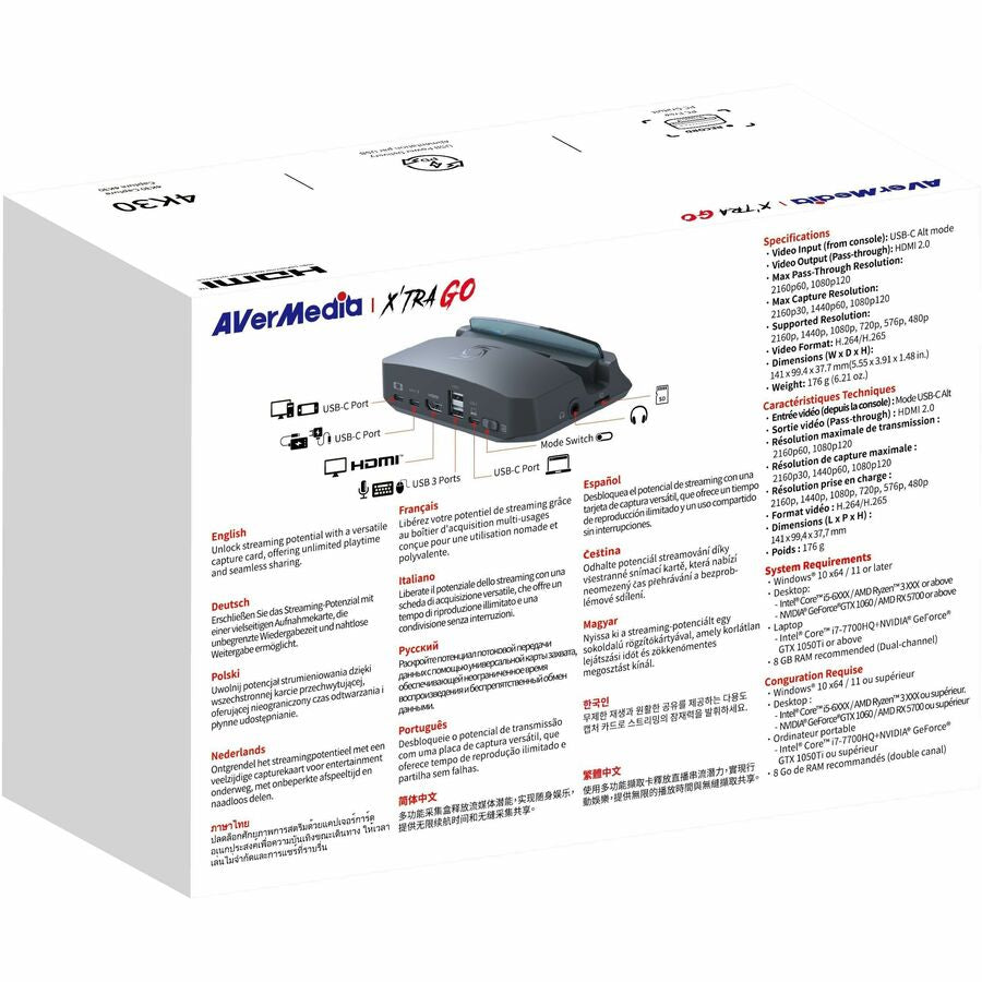 AVerMedia X'TRA GO (GC515) GC515 (Black)