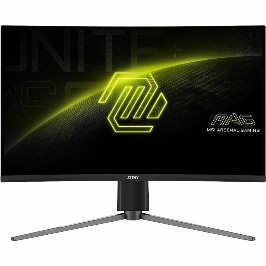 MSI MAG 27CQ6PF 27" Class WQHD Curved Screen Gaming LCD Monitor - 16:9 - Metallic Black MAG27CQ6PF