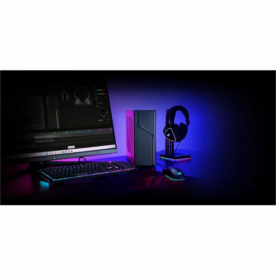 Asus ROG G22CH G22CH-DS774 Gaming Desktop Computer - Intel Core i7 14th Gen i7-14700F - 16 GB - 1 TB SSD - Small Form Factor - Gray G22CH-DS774