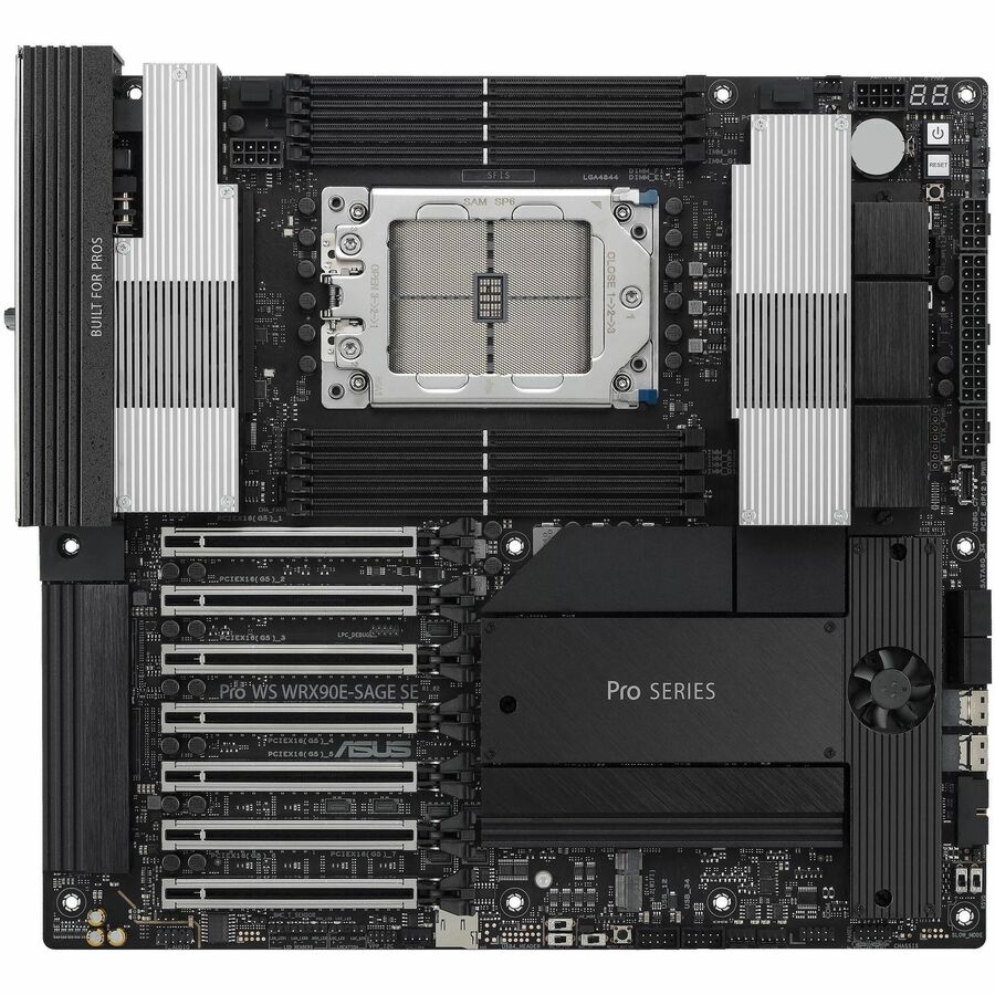 Asus WS WRX90E-SAGE SE Workstation Motherboard - AMD WRX90 Chipset - Socket sTR5 - SSI EEB Pro-WS-WRX90E-SAGE-SE