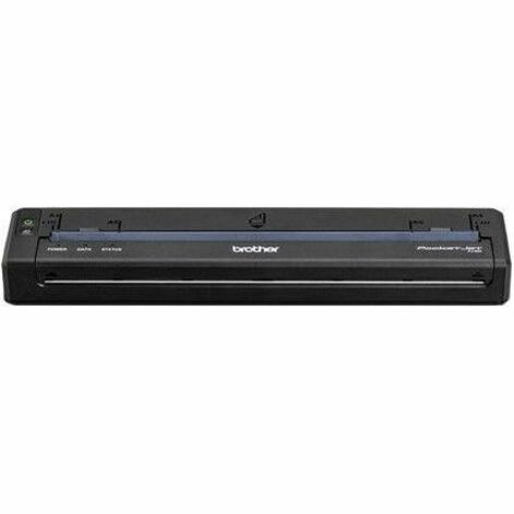 Brother PocketJet 8 Direct Thermal Printer - Portable - Plain Paper Print - USB - USB Host - Bluetooth - Wireless LAN PJ862-WK