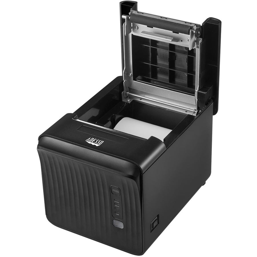 Adesso NuPrint NuPrint 330 Desktop Direct Thermal Printer - Monochrome - Receipt Print - USB - Serial - Black NUPRINT330