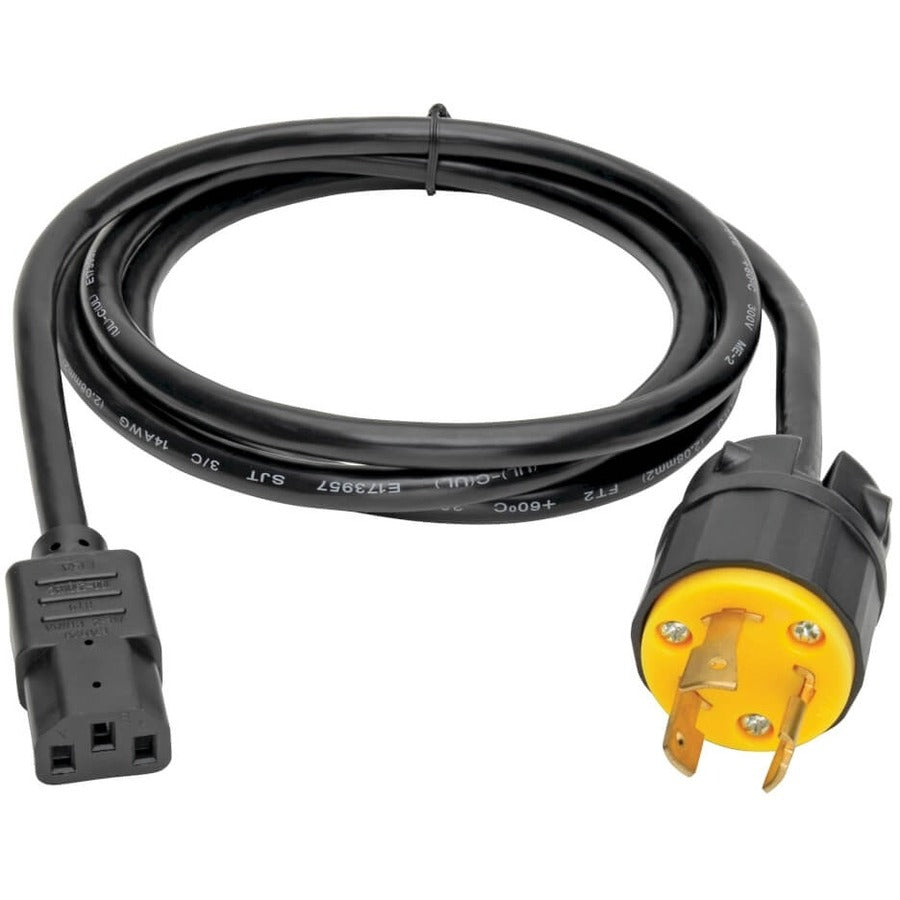 Eaton Tripp Lite Series Computer Power Cord, NEMA L6-20P to C13 - Heavy-Duty, 15A, 250V, 14 AWG, 6 ft. (1.83 m), Black P011-006