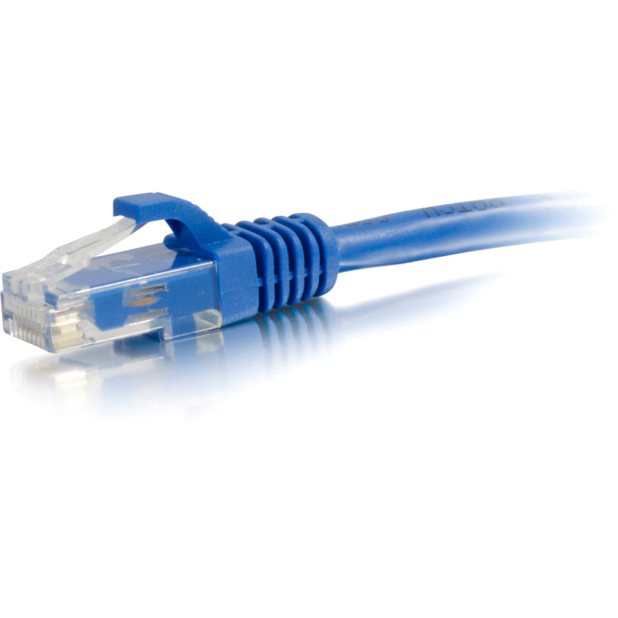 C2G 2ft Cat6a Snagless Unshielded (UTP) Network Patch Ethernet Cable-Blue 00690