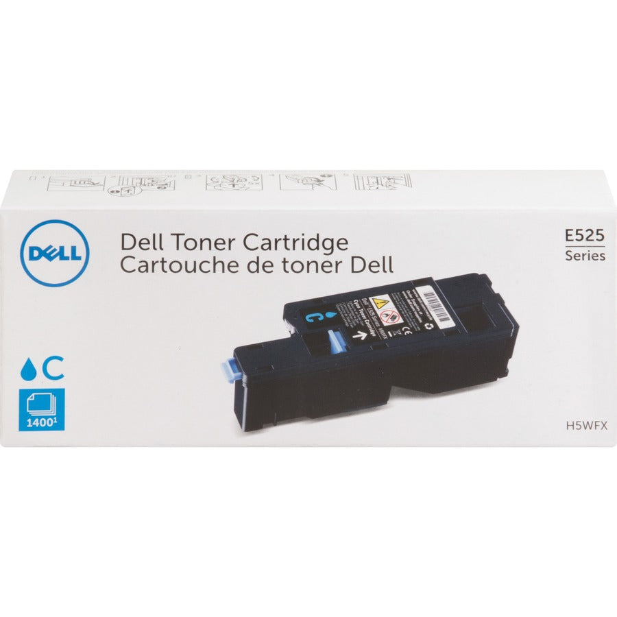 Dell Original Standard Yield Laser Toner Cartridge - Cyan - 1 Each H5WFX