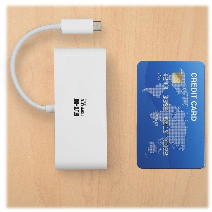 Eaton Tripp Lite Series 4-Port USB-C Hub, USB 3.x (5Gbps), 4x USB-A Ports, 60W PD Charging, White U460-004-4A-C