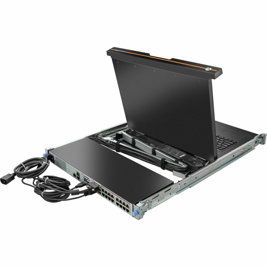 Vertiv Avocent LRA Rack Console 18.5" LCD Widescreen,8-Port, Keyboard with Touchpad LRA185KMM8D-G01