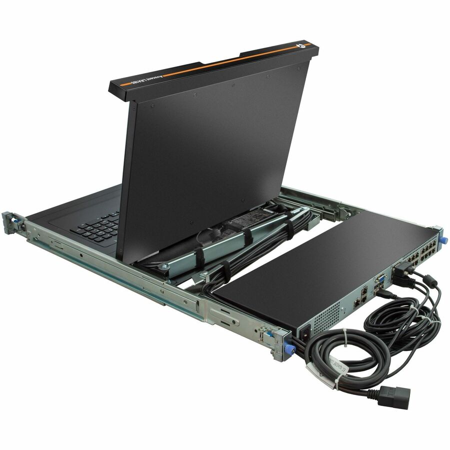 Vertiv Avocent LRA Rack Console 18.5" LCD Widescreen,8-Port, Keyboard with Touchpad LRA185KMM8D-G01