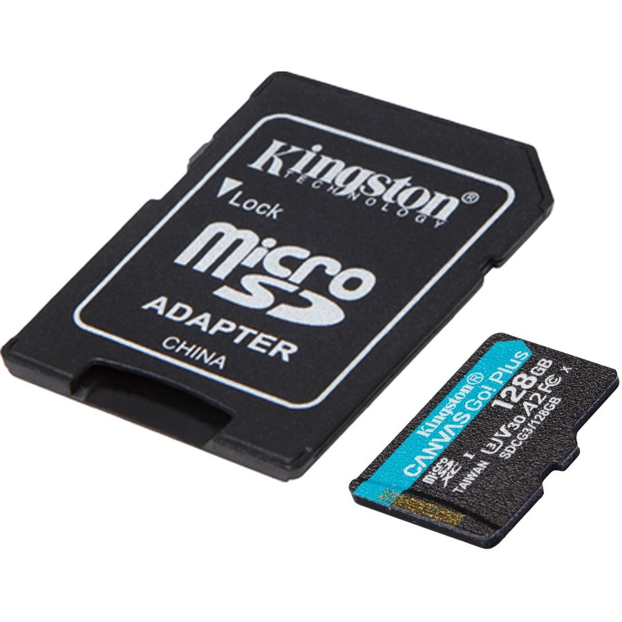 Kingston Canvas Go! Plus SDCG3 128 GB Class 10/UHS-I (U3) microSDXC SDCG3/128GB