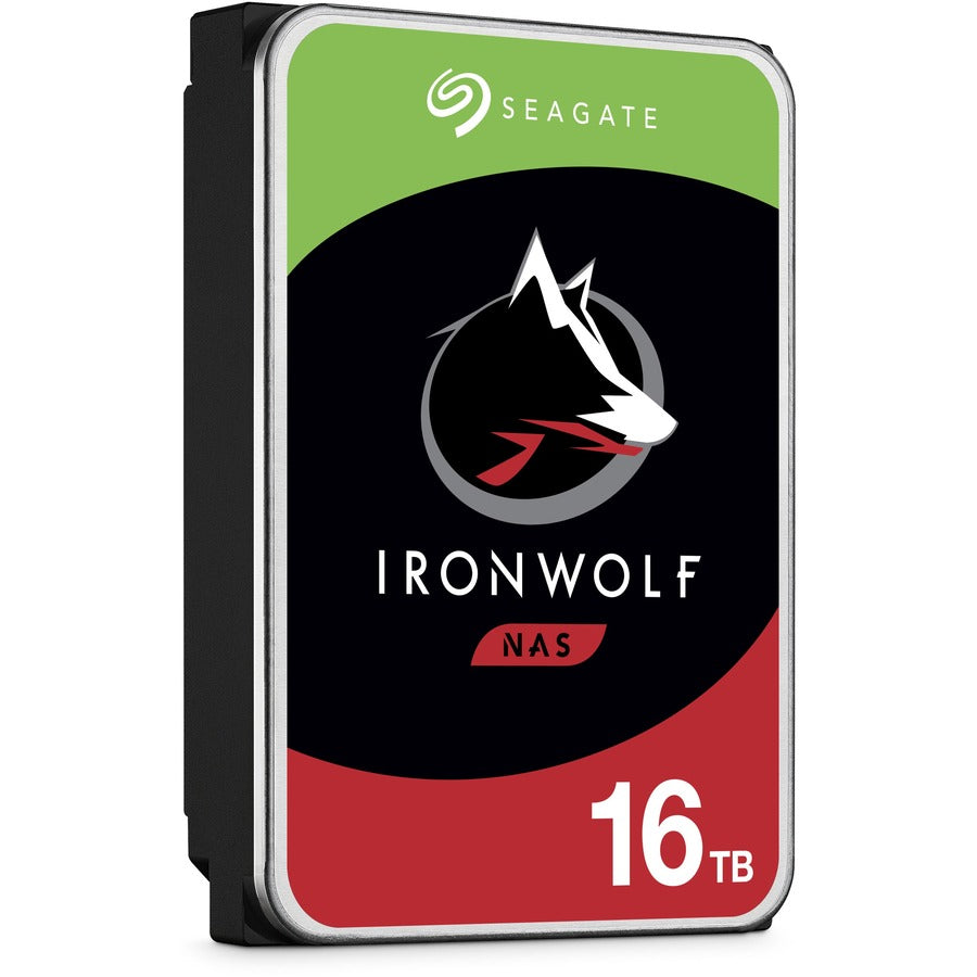 Seagate IronWolf ST16000VN001 16 TB Hard Drive - 3.5" Internal - SATA (SATA/600) - Conventional Magnetic Recording (CMR) Method ST16000VN001