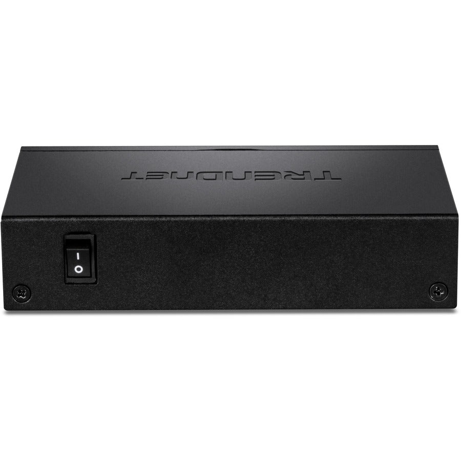 TRENDnet 5-Port Gigabit PoE+ Switch, Camera DIP Switch extends PoE+ 200m (656 ft.), 60W PoE Budget, Lifetime Protection, Black, TPE-TG51g TPE-TG51g
