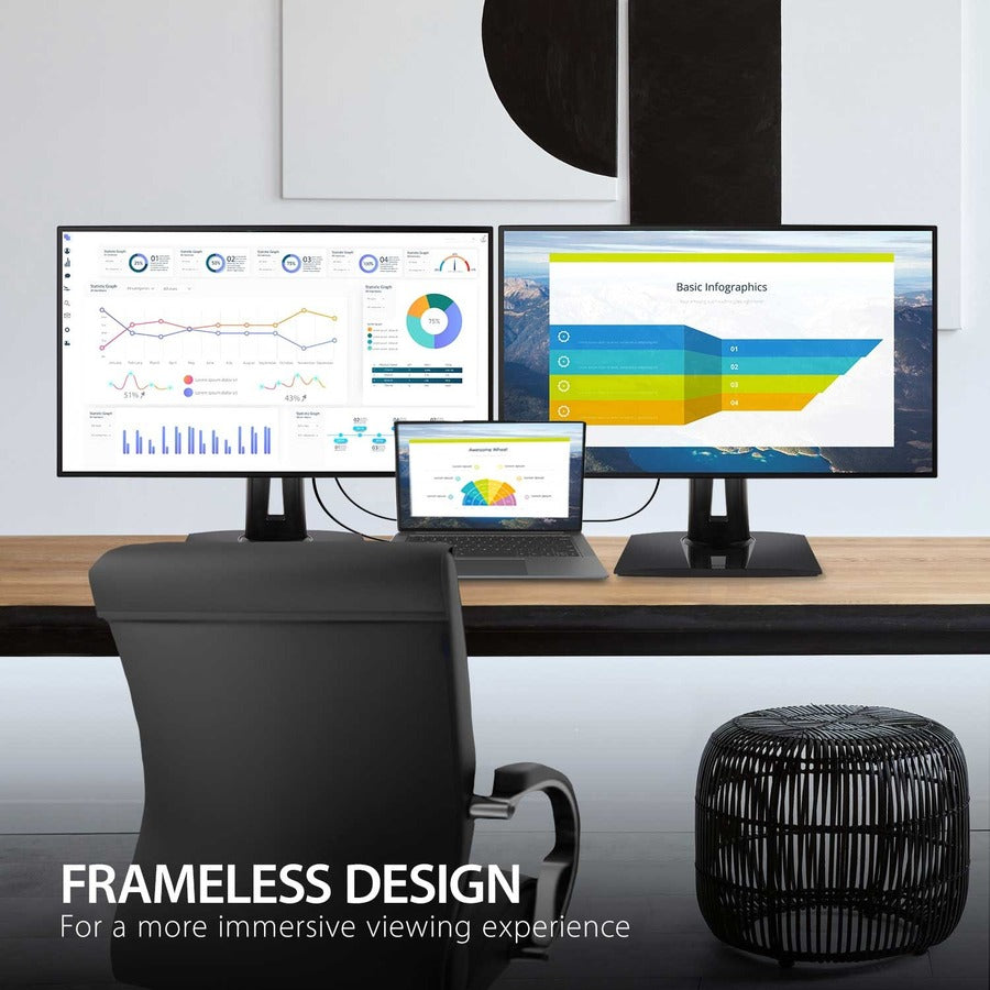 ViewSonic VP2768a-4K 27 Inch 4K UHD IPS Monitor with Advanced Ergonomics, ColorPro 100% sRGB Rec 709, 14-bit 3D LUT, Eye Care, 90W USB C, RJ45, HDR10 VP2768A-4K