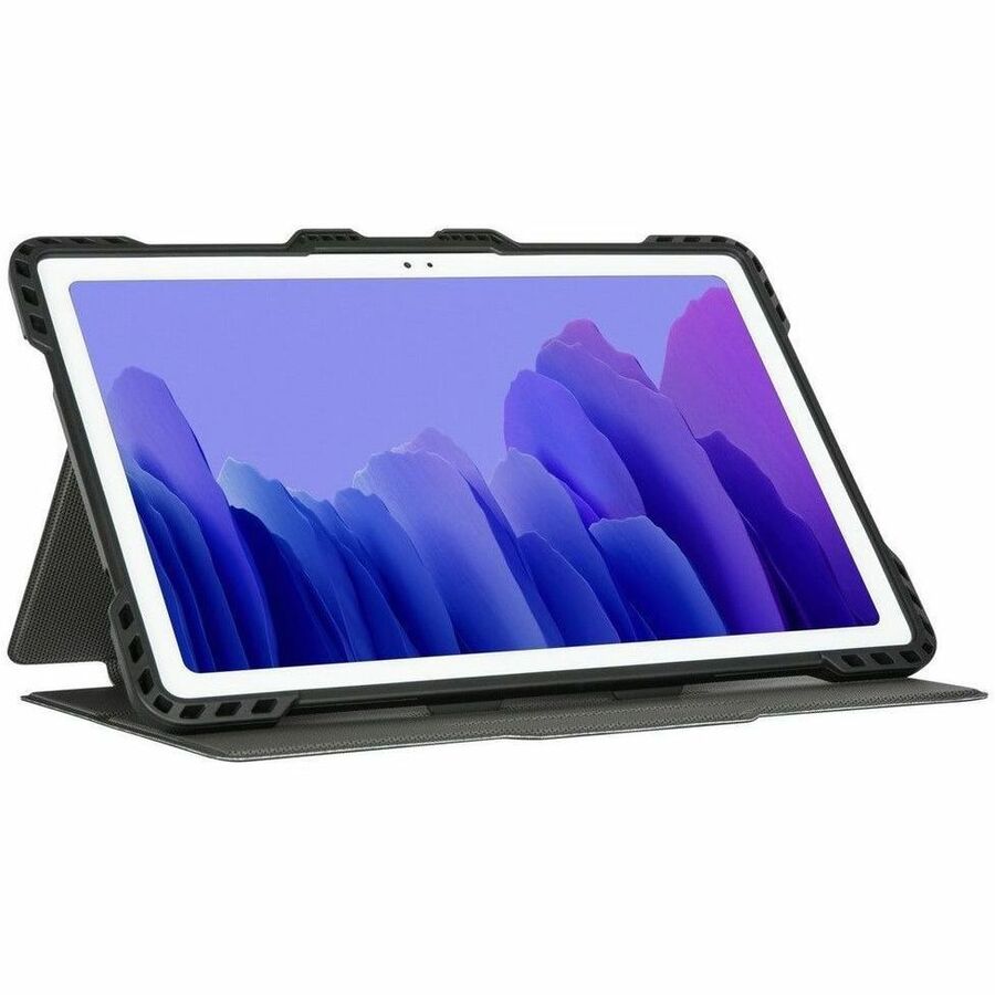 Targus Pro-Tek THZ888GL Carrying Case (Folio) for 10.4" Samsung Galaxy Tab A7 Tablet - Black/Charcoal THZ888GL