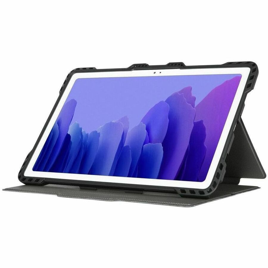 Targus Pro-Tek THZ888GL Carrying Case (Folio) for 10.4" Samsung Galaxy Tab A7 Tablet - Black/Charcoal THZ888GL