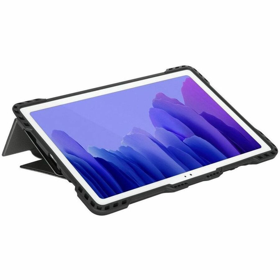 Targus Pro-Tek THZ888GL Carrying Case (Folio) for 10.4" Samsung Galaxy Tab A7 Tablet - Black/Charcoal THZ888GL