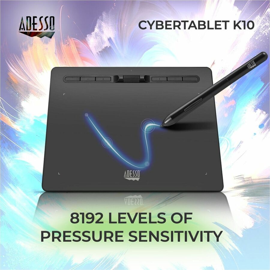 Adesso 10" x 6" Graphic Tablet CYBERTABLET K10