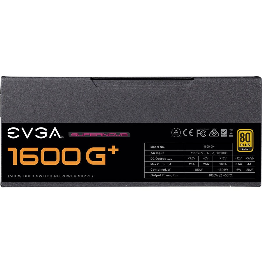 EVGA SuperNOVA 1600 G+ 1600W Power Supply 220-GP-1600-X1