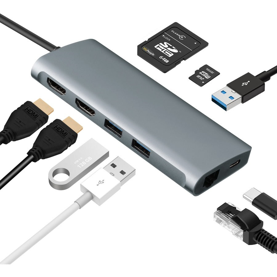 Adesso 9-in-1 USB-C Multi-Port Docking Station (TAA Compliant) AUH-4040