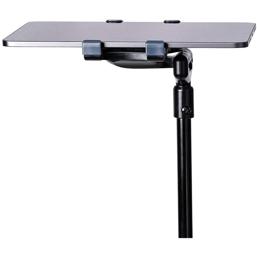 StarTech.com Mobile Tablet Stand with wheels, Height Adjustable Cart, Universal Rolling Tablet Stand for 7 - 11in w/ Detachable Holder, TAA STNDTBLTMOB