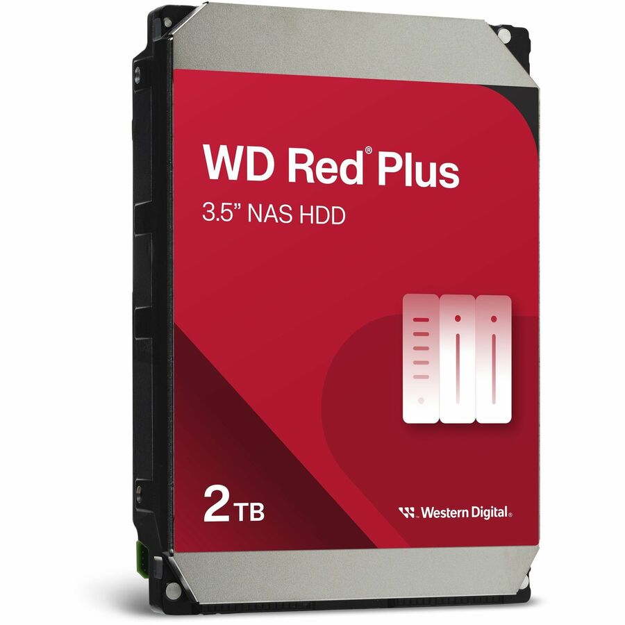 WD Red Plus WD20EFPX 2 TB Hard Drive - 3.5" Internal - SATA (SATA/600) WD20EFPX