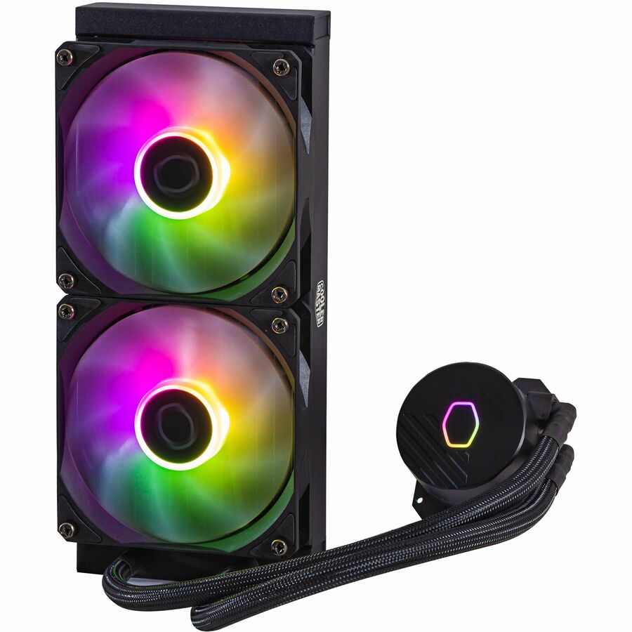 Cooler Master MasterLiquid 240L Core ARGB Cooling Fan/Radiator/Pump MLW-D24M-A18PZ-R1