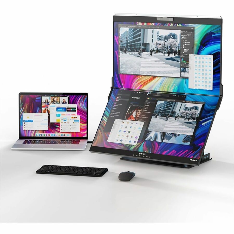 Mobile Pixels Geminos X 24" Class Webcam LCD Touchscreen Monitor 116-1001P02