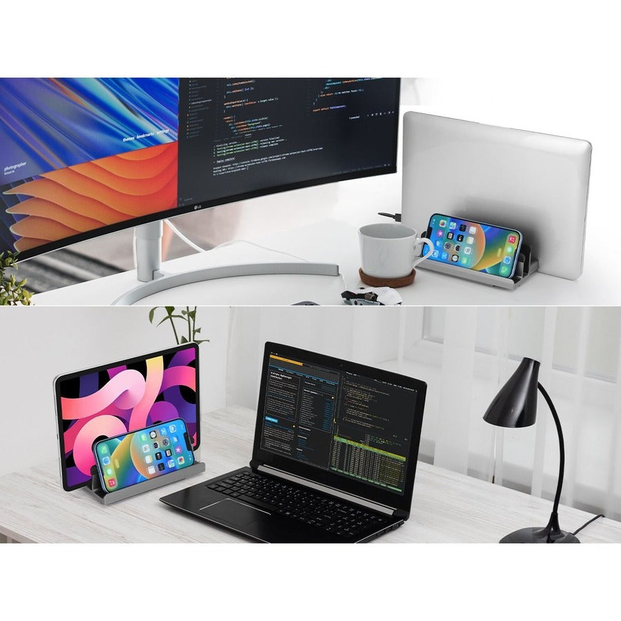 SIIG USB-C Laptop Stand W/ 4K Docking Station CE-MTDK21-S1