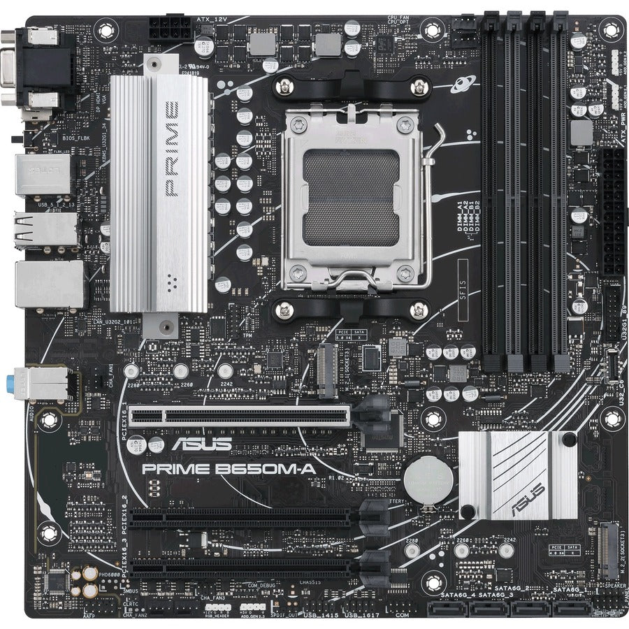 Asus Prime B650M-A-CSM Desktop Motherboard - AMD B650 Chipset - Socket AM5 - Micro ATX PRIME B650M-A-CSM