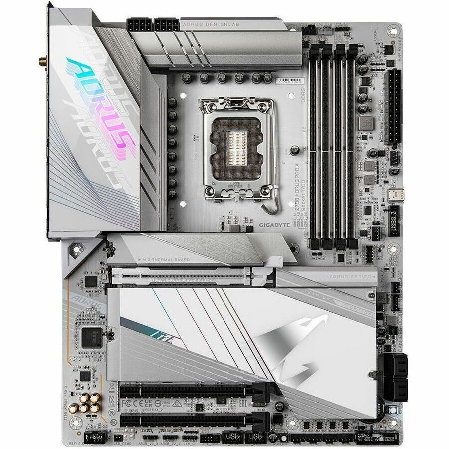 Aorus Ultra Durable Z790 AORUS PRO X Gaming Desktop Motherboard - Intel Z790 Chipset - Socket LGA-1700 - ATX Z790 AORUS PRO X
