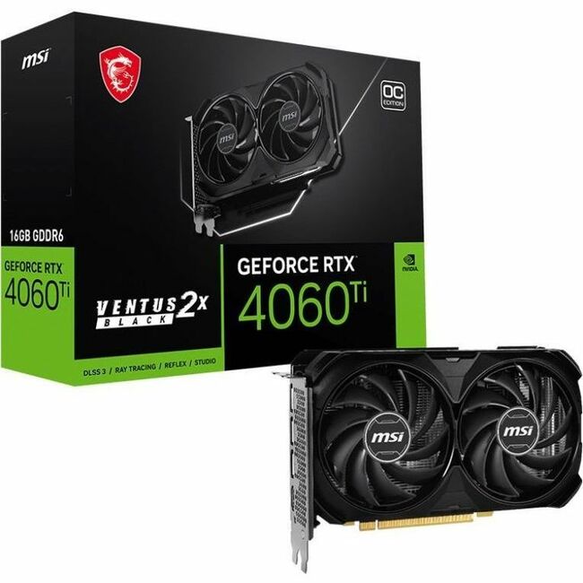 MSI NVIDIA GeForce RTX 4060 Ti Graphic Card - 16 GB GDDR6 G406TV2XB16C