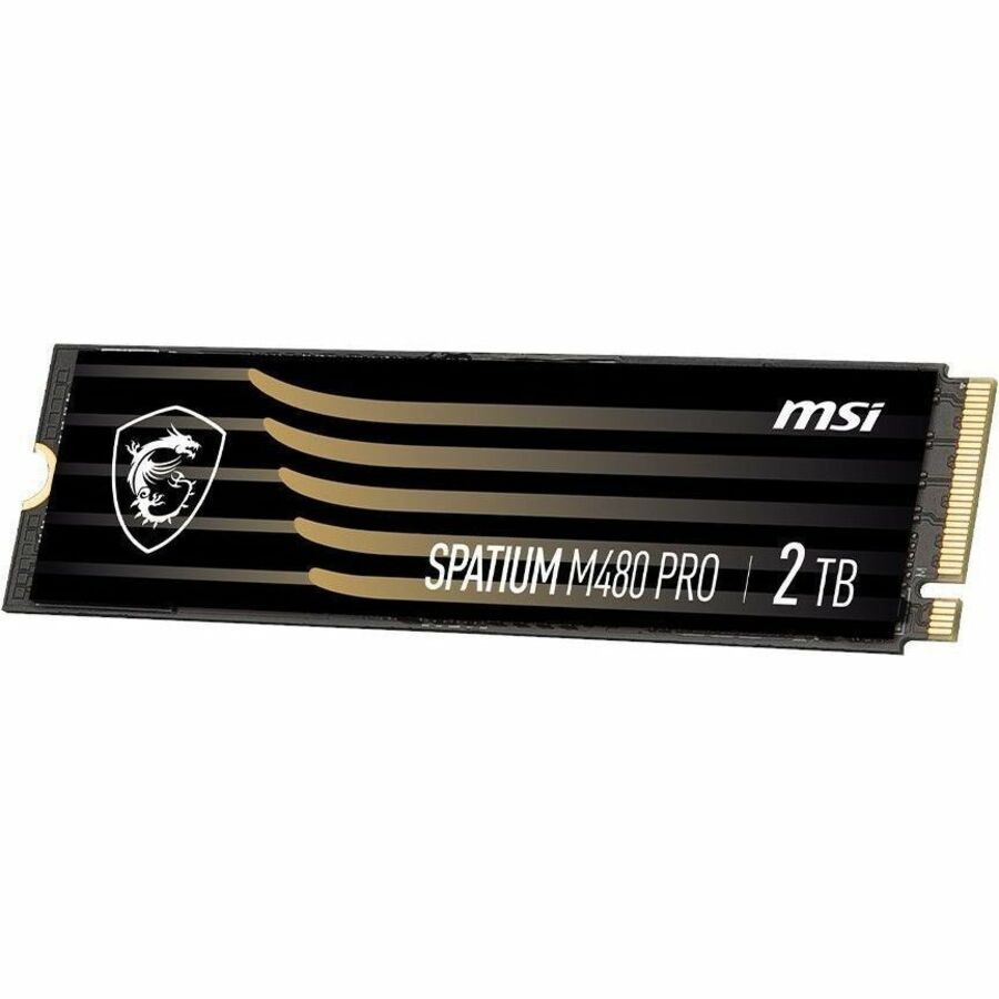 MSI SPATIUM M480 PRO 2 TB Solid State Drive - M.2 2280 Internal - PCI Express NVMe (PCI Express NVMe 4.0 x4) SM480PN2TB