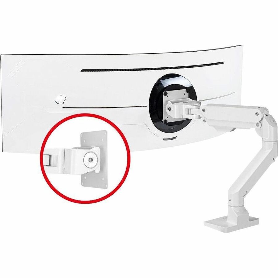 SIIG Single Heavy Duty 34"- 49" Monitor Arm with Easy Top Mounting - Weight Between 22 to 44 lbs CE-MT3S11-S1