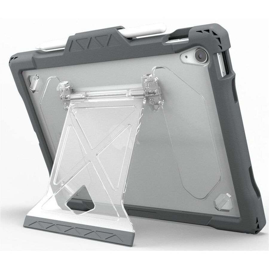 MAXCases Shield Extreme-X2 for iPad 10 10.9" (2022) (Black Bezel-Gray Case) APSXX2IP10BLK