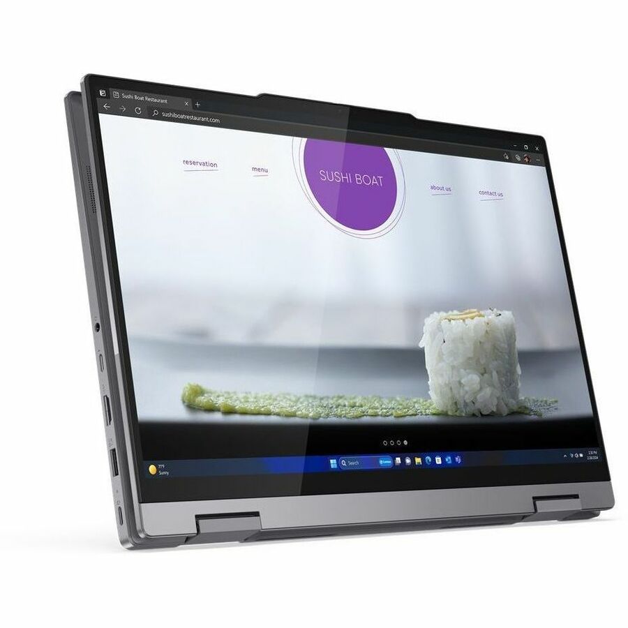 Lenovo ThinkBook 14 G4 IML 21MX000BUS 14" Touchscreen Convertible 2 in 1 Notebook - WUXGA - Intel Core Ultra 5 125U - 16 GB - 256 GB SSD - English (US) Keyboard - Luna Gray 21MX000BUS