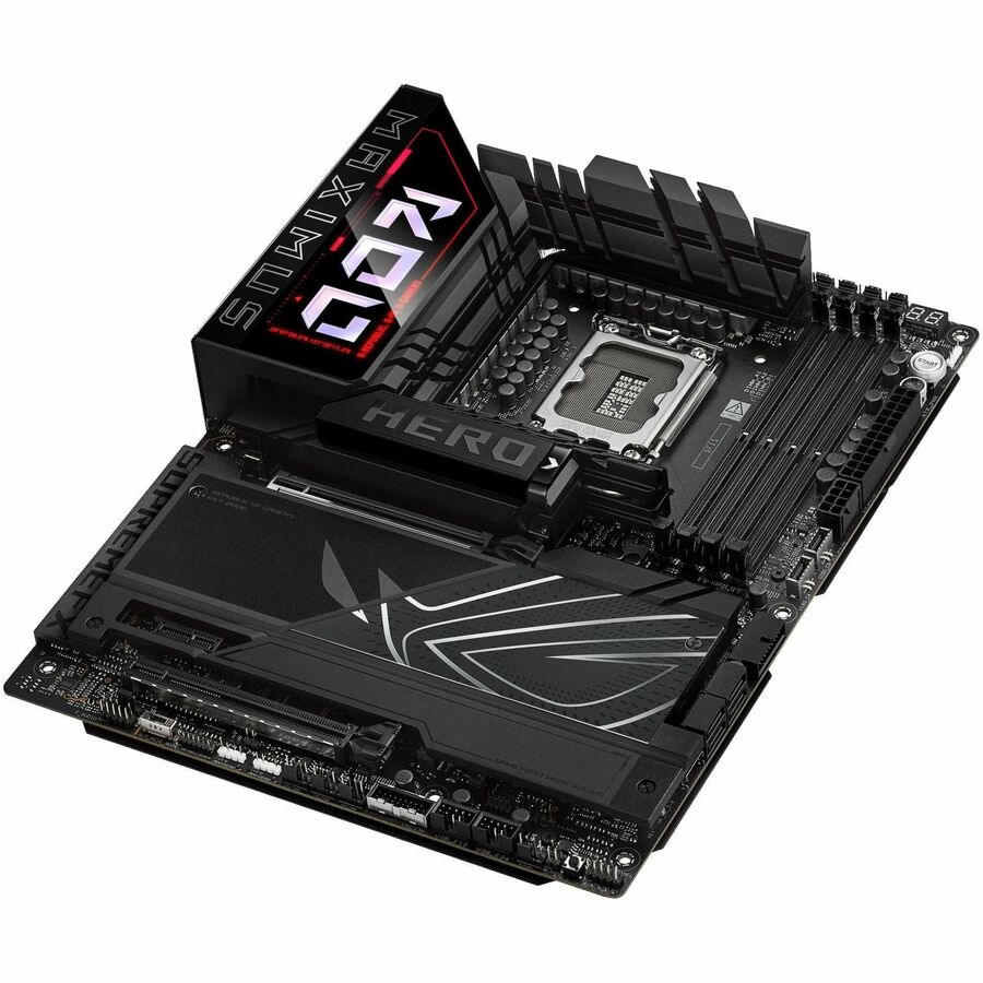 Asus ROG MAXIMUS Z890 HERO Gaming Desktop Motherboard - Intel Z890 Chipset - Socket LGA-1851 - ATX ROG MAXIMUS Z890 HERO