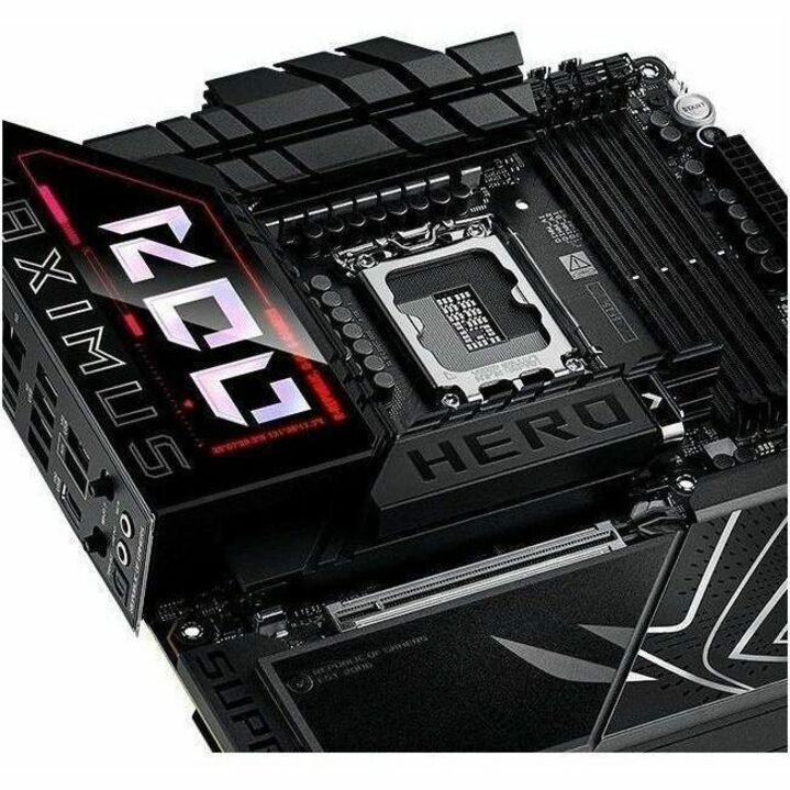 Asus ROG MAXIMUS Z890 HERO Gaming Desktop Motherboard - Intel Z890 Chipset - Socket LGA-1851 - ATX ROG MAXIMUS Z890 HERO