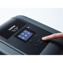 Brother TD-4650TNWB Desktop Direct Thermal/Thermal Transfer Printer - Monochrome - Label Print - USB - Serial - Bluetooth - Wireless LAN TD4650TNWB