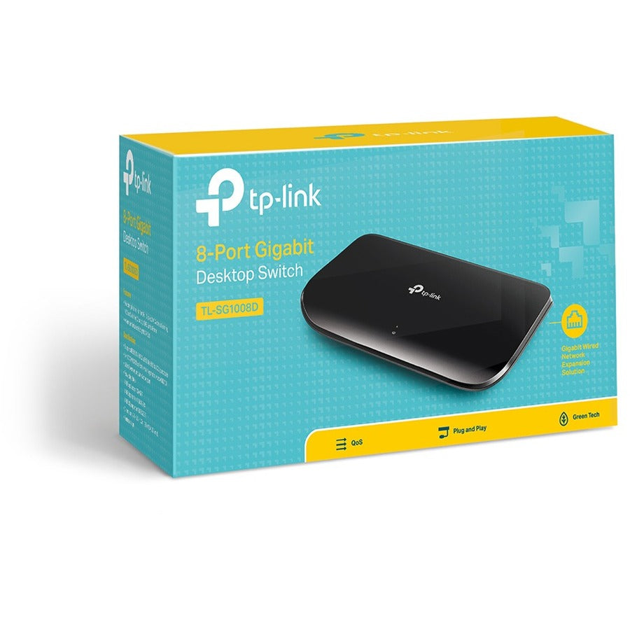 TP-LINK TL-SG1008D - 8 Port Gigabit Ethernet Network Switch TL-SG1008D