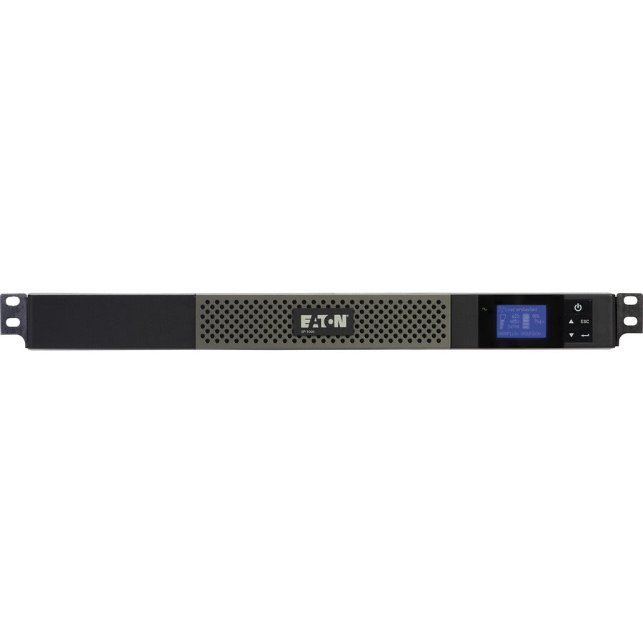 Eaton 5P 1000VA 770W 120V Line-Interactive UPS, 5-15P, 5x 5-15R Outlets, True Sine Wave, Cybersecure Network Card Option, 1U - Battery Backup 5P1000R