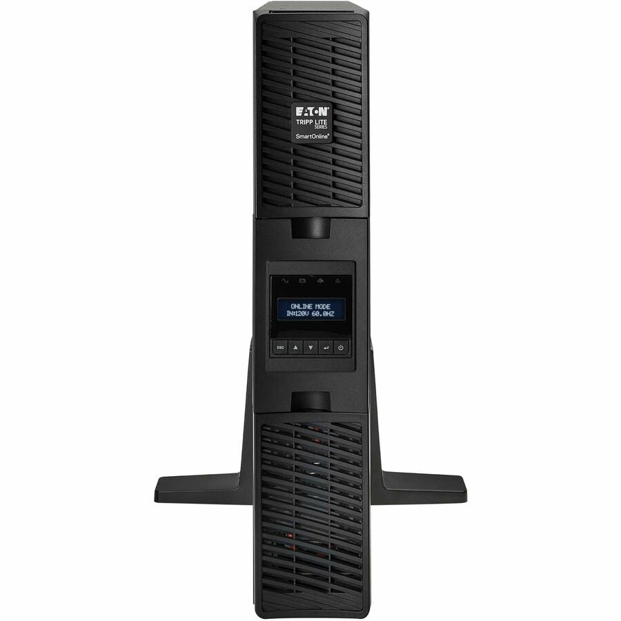 Eaton Tripp Lite Series SmartOnline 2000VA 1800W 120V Double-Conversion UPS - 7 Outlets, Extended Run, Network Card Included, LCD, USB, DB9, 2U Rack/Tower SU2200RTXLCDN