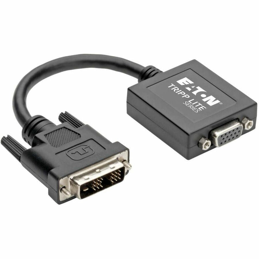 Eaton Tripp Lite Series DVI-D to VGA Active Adapter Converter Cable, 1920x1200, 6-in. (15.24 cm), TAA P120-06N-ACT