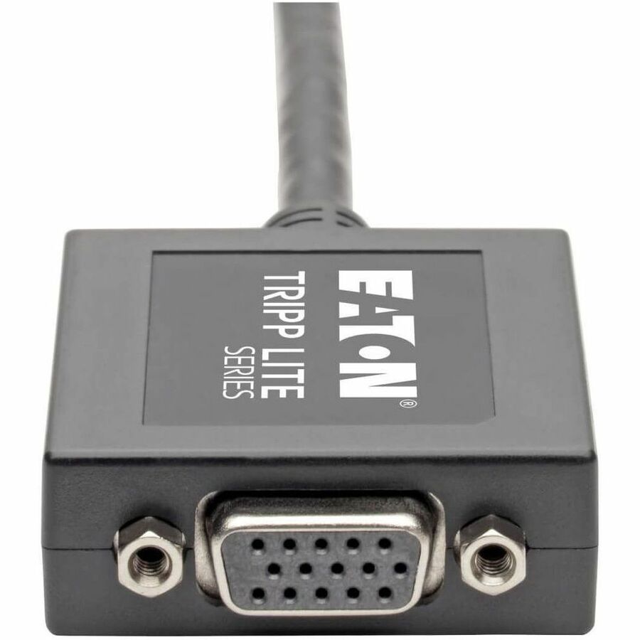 Eaton Tripp Lite Series DVI-D to VGA Active Adapter Converter Cable, 1920x1200, 6-in. (15.24 cm), TAA P120-06N-ACT