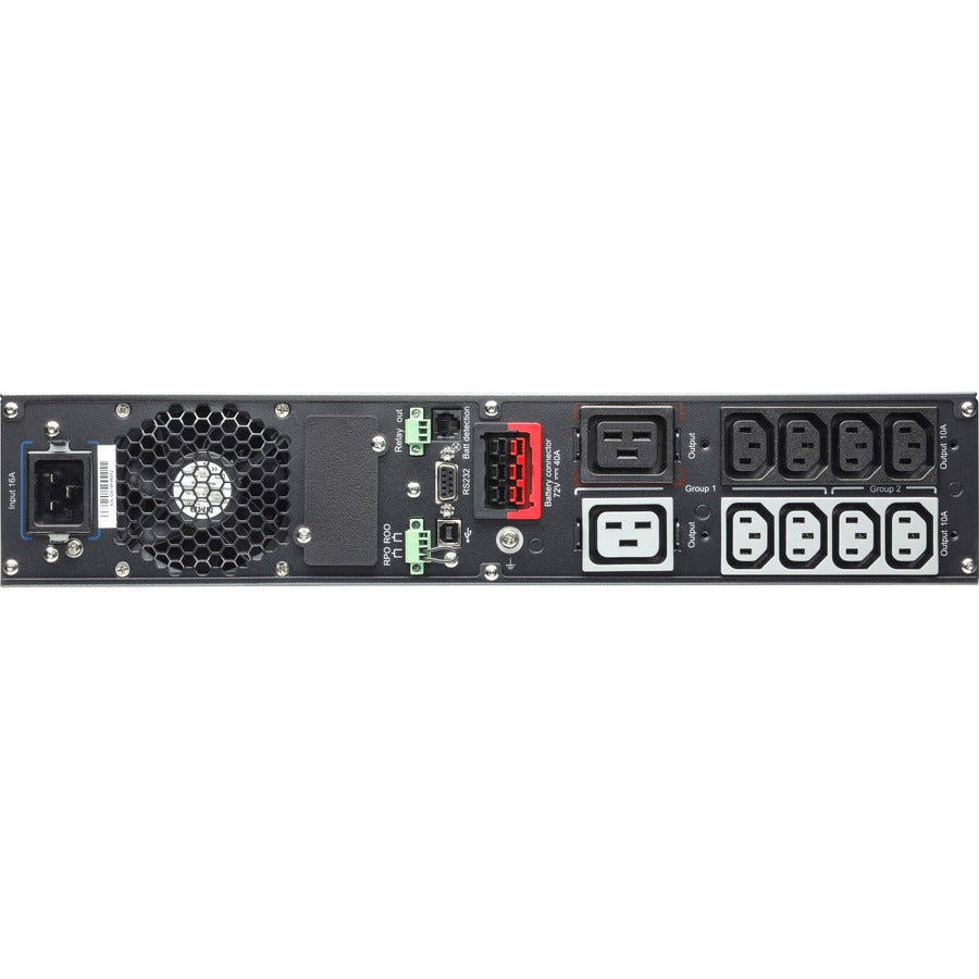 Eaton 9PX 2200VA 2000W 208V Online Double-Conversion UPS - L6-20P, 8 C13, 2 C19 Outlets, Cybersecure Network Card Option, Extended Run, 2U Rack/Tower - Battery Backup 9PX2200GRT